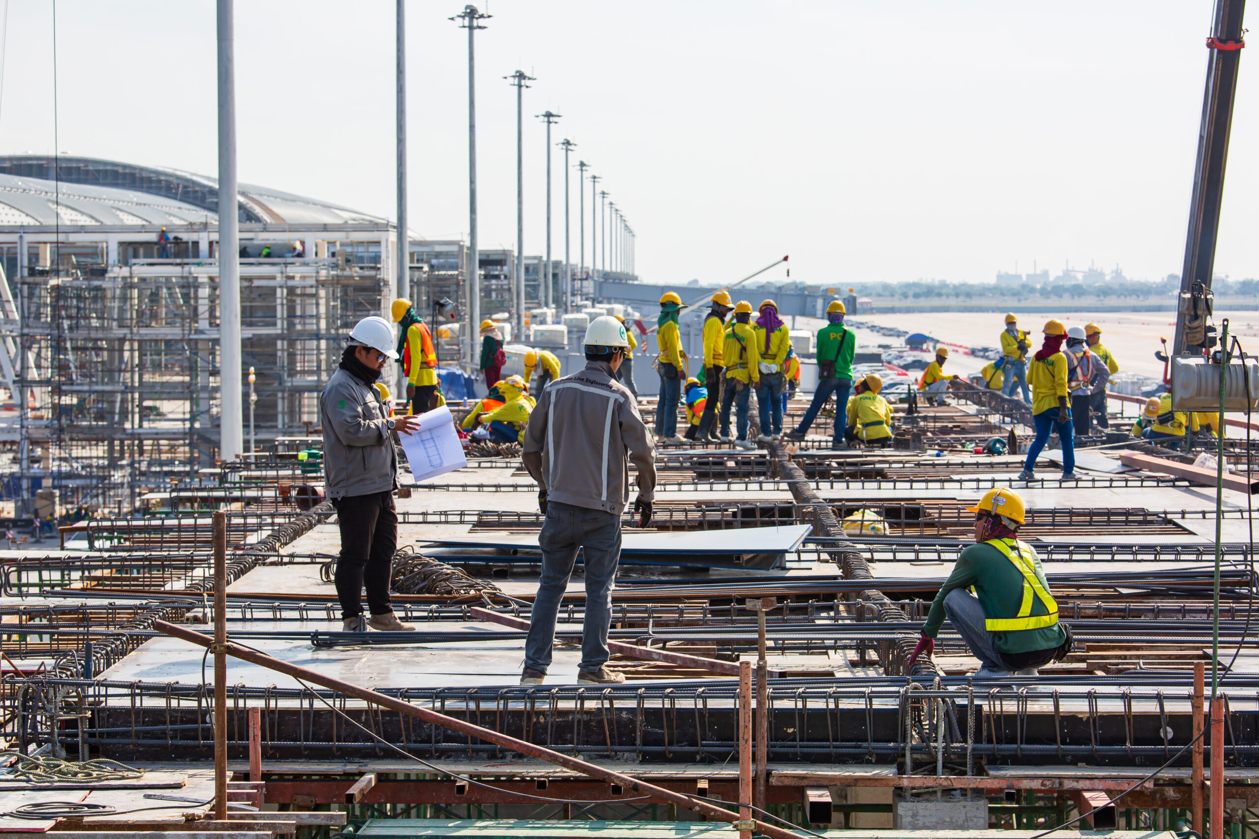 Industrial project construction